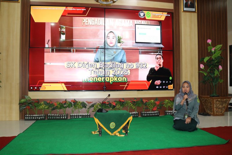 Ide Brilliant CPNS PA Ngawi INTAN PURBO LARAS Luncurkan Pengambilan Akta Cerai Elektronik