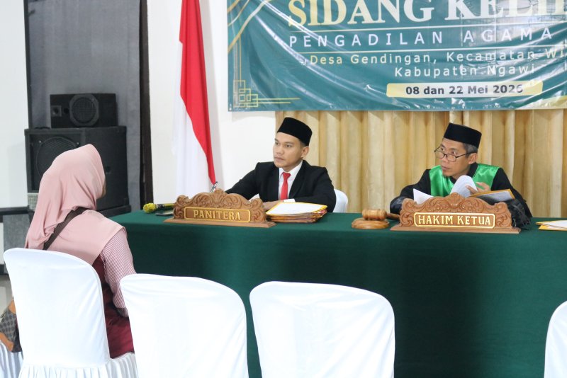 12 Perkara Disidangkan dalam Sidang Keliling Kecamatan Widodaren