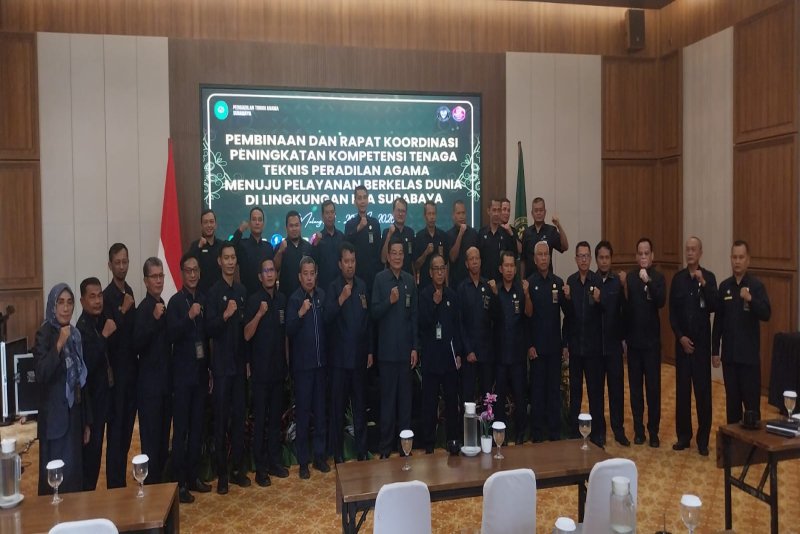 PA Ngawi Hadiri Rakor Peningkatan Kompetensi Tenaga Teknis Peradilan Agama