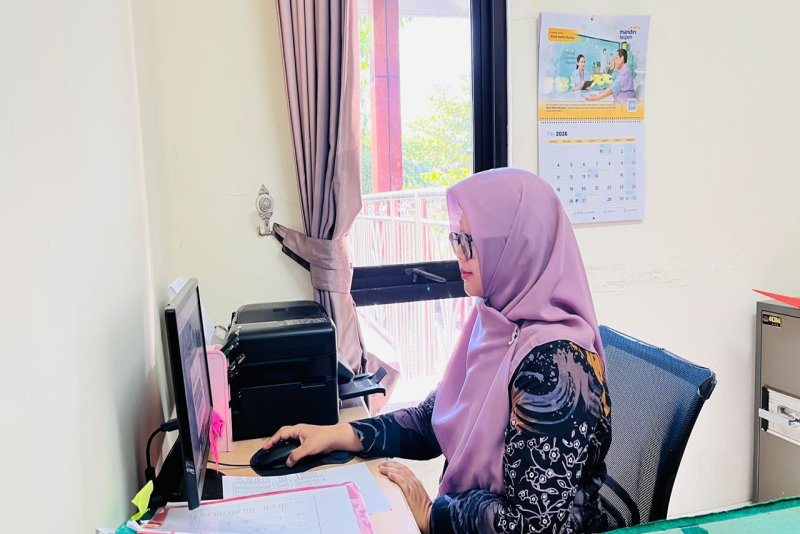 Bendahara PA Ngawi Ikuti Bimtek QLOLA BRI dan KKP KPPN Madiun