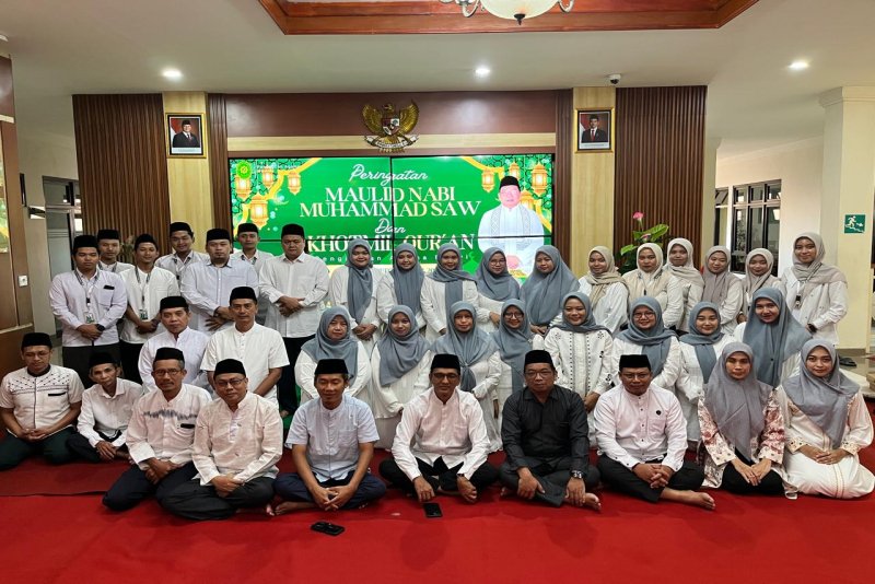 Pengadilan Agama Ngawi Gelar Peringatan Maulid Nabi Muhammad SAW dan Khotmil Qur’an