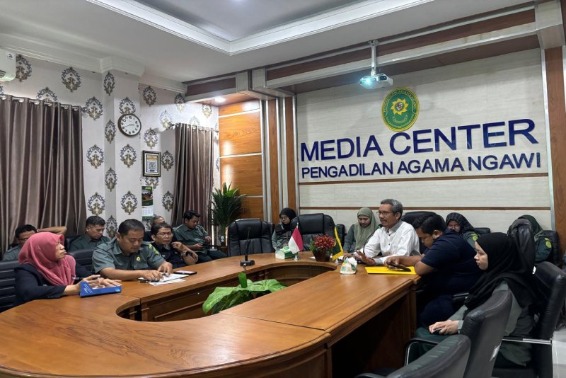 Monev Kepaniteraan PA Ngawi Evaluasi Administrasi Perkara, SIPP, EAC hingga Layanan Pos