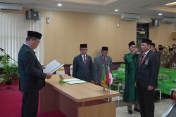 Pelantikan dan Pengambilan Sumpah Jabatan Sekretaris Pengadilan Tinggi Agama Surabaya