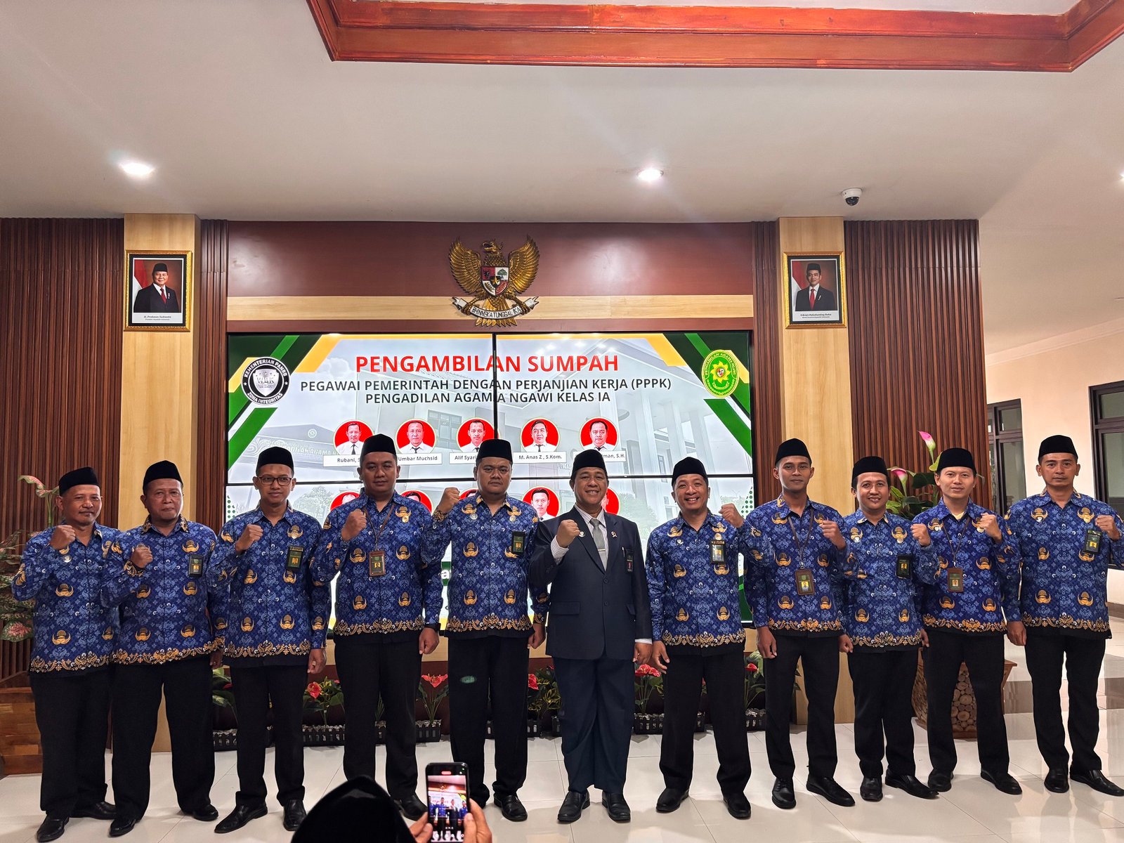 Pelantikan PPPK dari PPNPN PA Ngawi