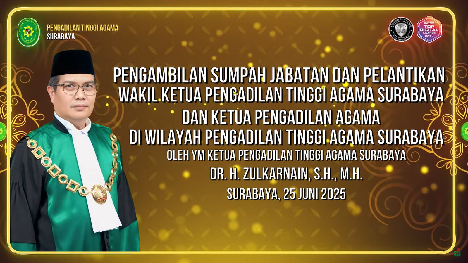 pelantikan ketua.
